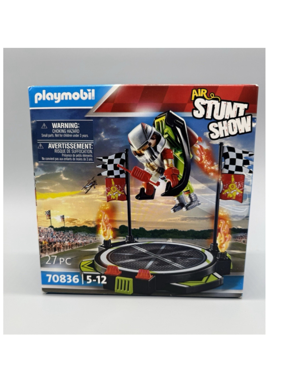 PLAYMOBIL Air Stunt Show Set 70836 27 Pieces Ages 5-12 Years Age Level 4-7